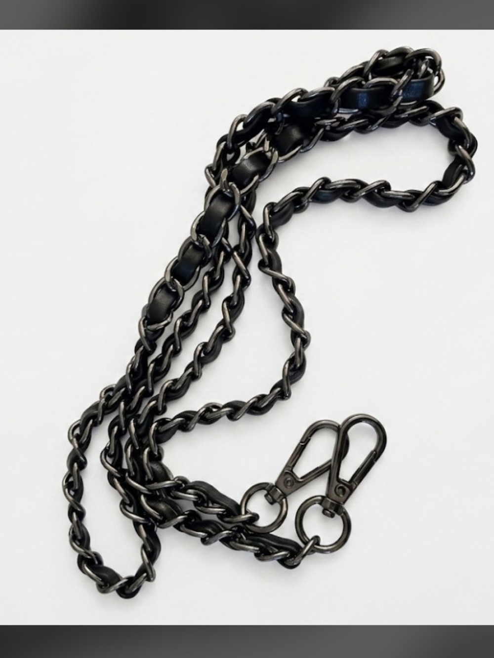 47" Gunmetal Crossbody Chain-NEW!